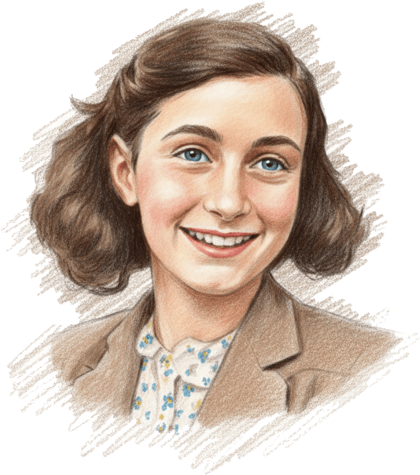 Anne Frank Portrait
